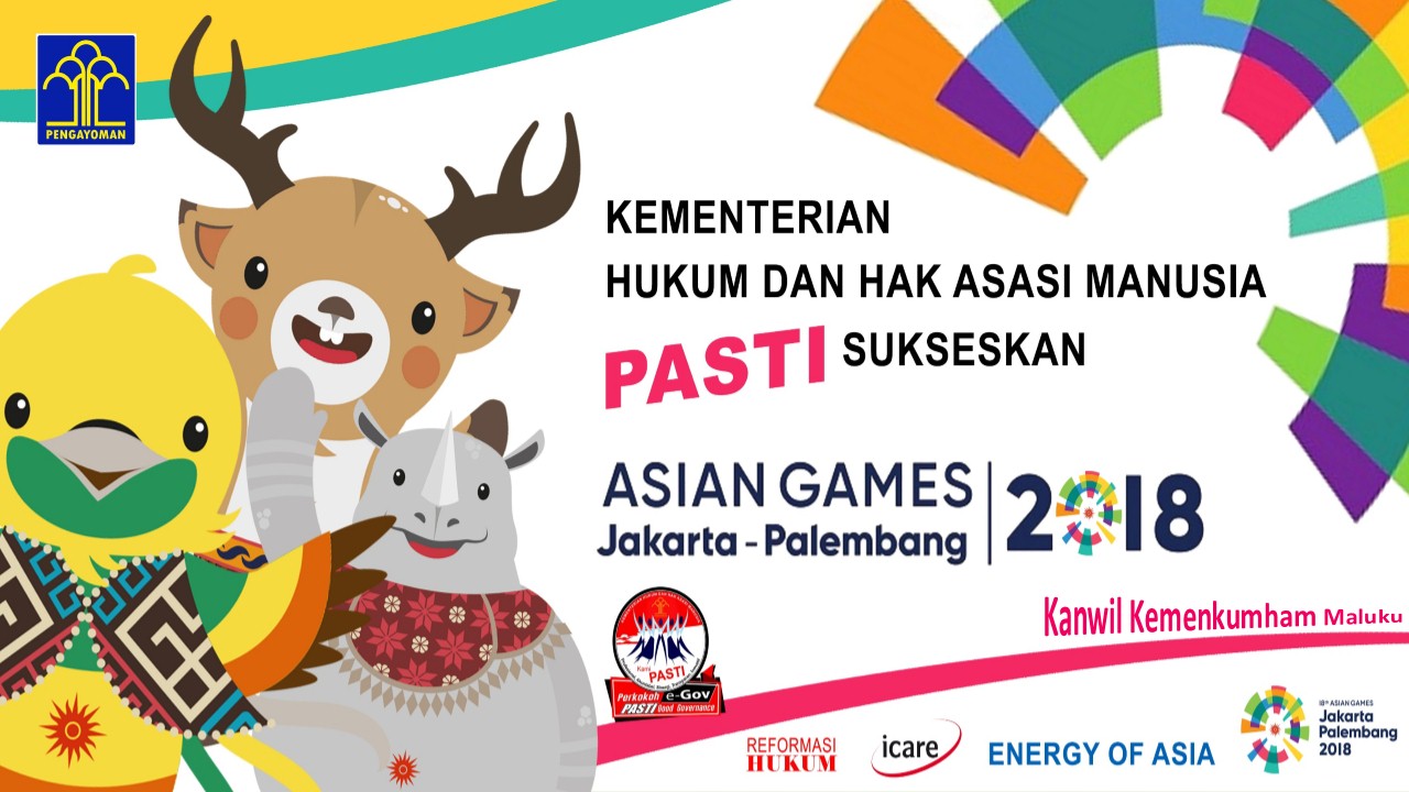 Kanwil Kemenkumham Maluku Pasti Dukung Asian Games 2018